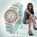 fashion colorful diamond bracelet watch